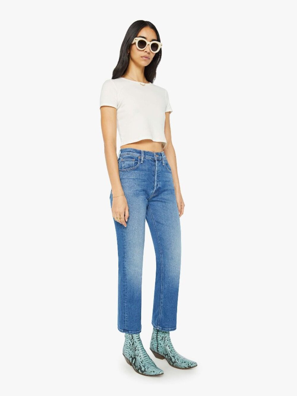 Mother Jeans The Tripper Ankle Jeans Cat Daddy